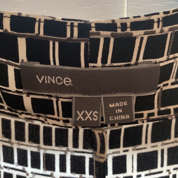 Vince maxi shift dress black and white - Picture 3 of 3